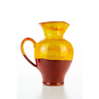 Hydria Original handgemachte Keramik Kanne von Kreta mittel - rot