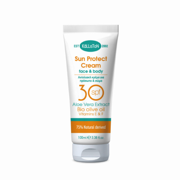 Kalliston SONNENSCHUTZCREME FÜR GESICHT & KÖRPER 100ml