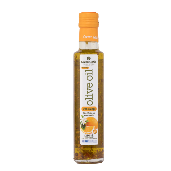 Olivenöl mit Orange extra nativ 250ml Cretan Olive Mill