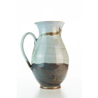 Hydria Original handgemachte Keramik Kanne von Kreta groß - natur