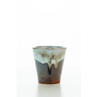 Hydria Original handgemachter Keramik Raki Becher von Kreta - natur