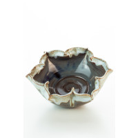 Hydria Original handgemachte Schale Blume Groß von Kreta - natur