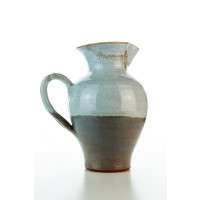 Hydria Original handgemachte Keramik Kanne von Kreta klein - natur