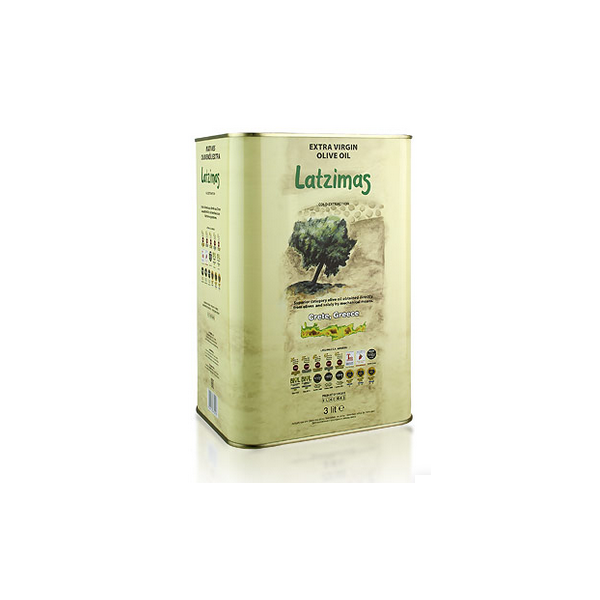 Latzimas Extra Natives Olivenöl g.U. - erste Kaltpressung (3L Kanister)