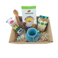 BIO Mokka Geschenkkorb verschiedene Farben