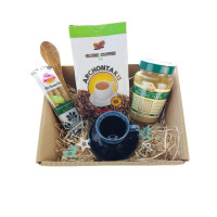 BIO Mokka Geschenkkorb verschiedene Farben