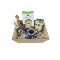 BIO Mokka Geschenkkorb verschiedene Farben