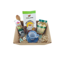 BIO Mokka Geschenkkorb verschiedene Farben