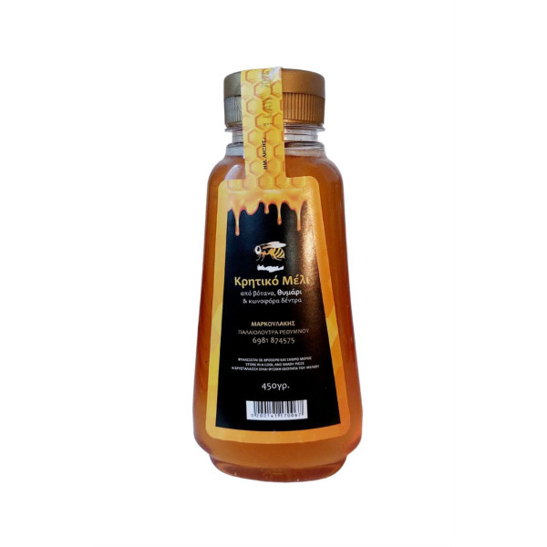 Aromas of Crete Honig Thymian, wilden Kräutern & Nadelbäumen 450g Squeeze Flasche