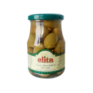 Oliven grün gefüllt mit Knoblauch (370g Glas)...