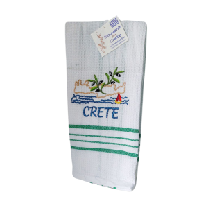 Küchentuch mit griechischen Motiven 45χ65cm Insel