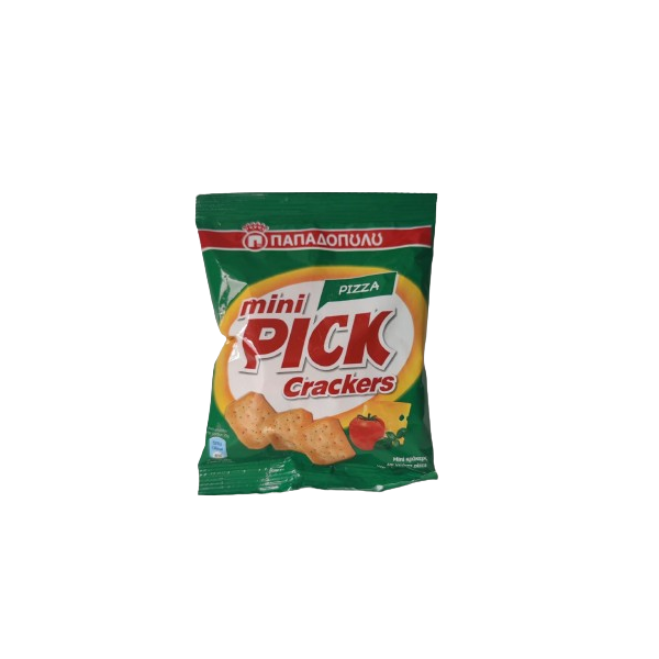 Mini Pick Pizza Crackers (70g) Papadopoulos