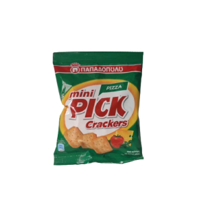 Mini Pick Pizza Crackers (70g) Papadopoulos