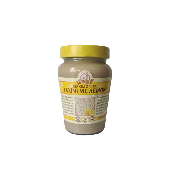 Tahini aus Makedonien mit Zitrone 350g Glas von Haitoglou