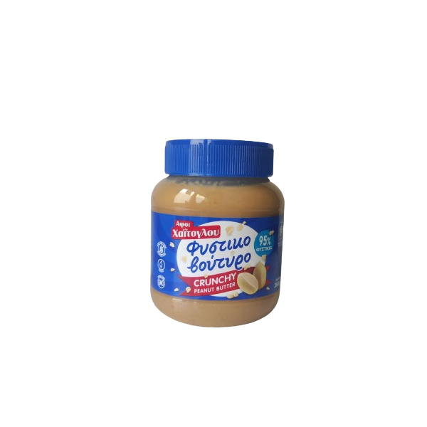 Erdnussbutter Crunchy 350g Haitoglou